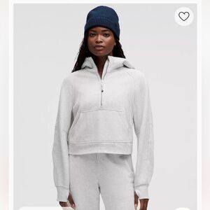 Scuba Oversized Half-Zip Hoodie